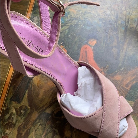 - YSL yves saint laurent ankle strap heels ROSE Shoe - Picture 4 of 17